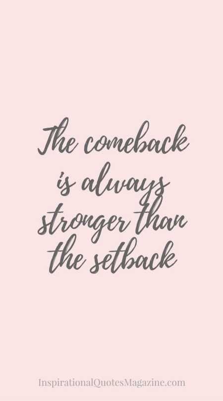 So, if you're like me, take other people's criticism and judgements as a challenge to prove them wrong. 