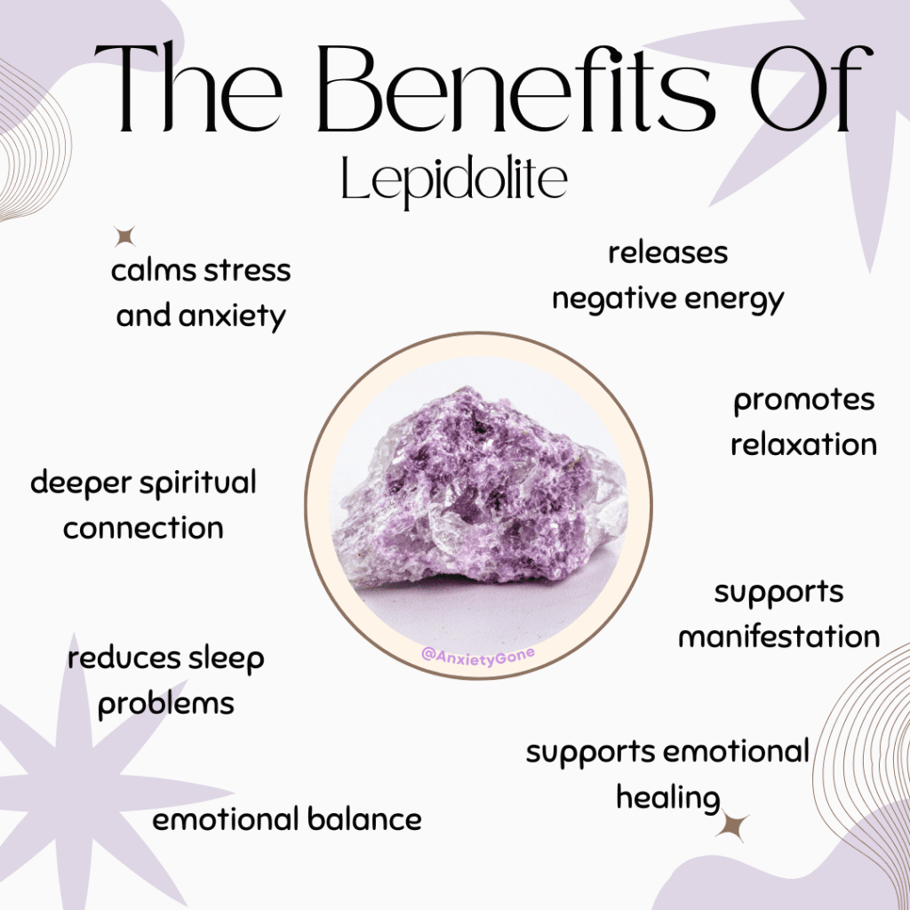 lepidolite healing properties, lepidolite stone