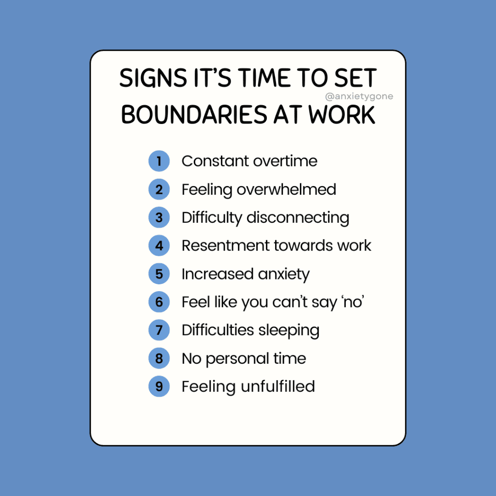 work boundaries